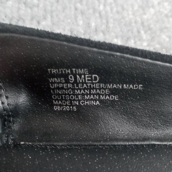 Kenneth Cole Reaction Flats Womens Size 9M Leather Ballet Shoes Truth Time - Picture 7 of 8